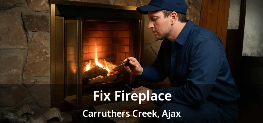 Fix Fireplace Carruthers Creek, Ajax - ON